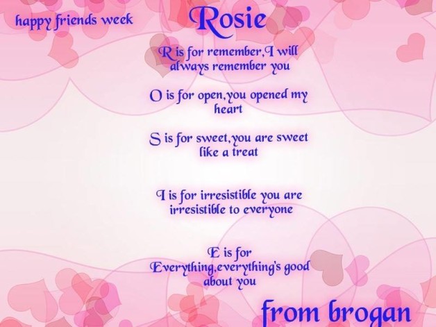 Poem for Rosie
