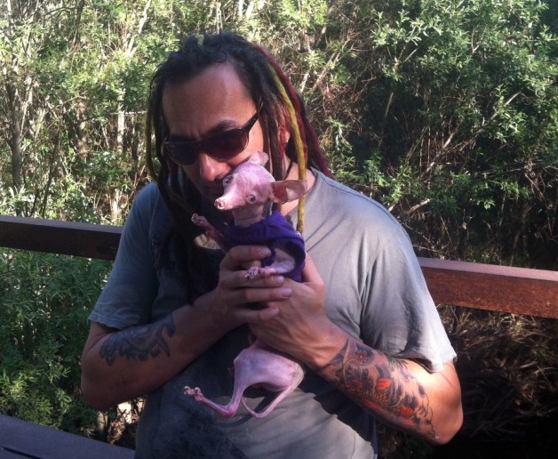 We spent the day in search of shade and a breeze...we found it briefly at Paramount Ranch. ~ Rosie and her Daddy :)